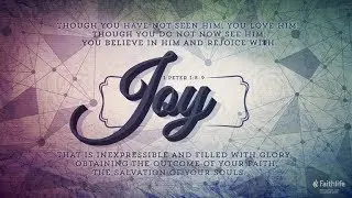 1 Peter 1:8-9 Memorization Tutorial (Video)