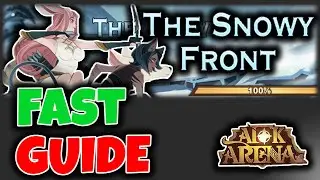 THE SNOWY FRONT | Peaks of Time Quick Guide/ Walkthrough (Wandering Balloon) [AFK ARENA]