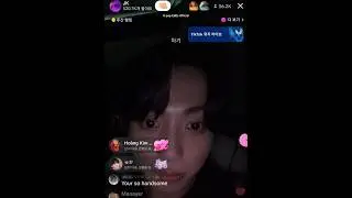 Jungkook live on Tiktok 