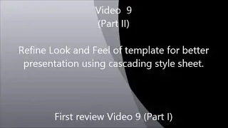 JSF Tutorial Shopping Cart :Refine Look and Feel of Pages-cascading style sheets-css Video 9 Part 2