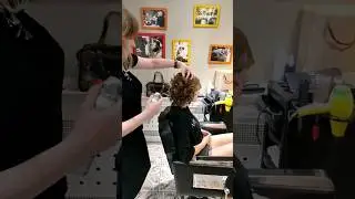 Hair styling curls