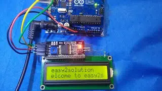 Arduino projects | scrolling text | I2C lcd