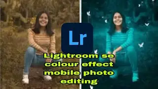 Lightroom photo editing tutorial|| preset download free||
