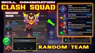 Clash Squad Random Combination 2024 | Best character combination in Free Fire