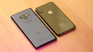 Note 9 vs iPhone X - Screen Visibility in Sunlight