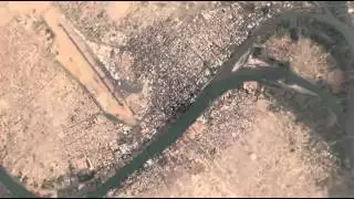 Earth Zoom Out From University Of Khartoum