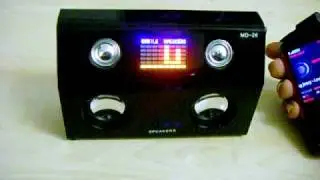 Mr Mobile: Spectrum Analyzer Speakers MD-26 in Demonstration