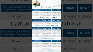 Luxury Ramadan 2024 Umrah packages @1,18,000/- by Atlas Travels