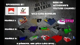 Metal Mayhem Episode 4 - Wild Card Rumbles #featherweight #bashbots #battlebots