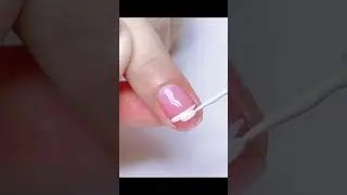 Transparent French white manicure 💅🏻