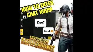 How to enter or create Chat Room in PUBG | Chat with friends | Complete mission [CHECK DESCRIPTION]