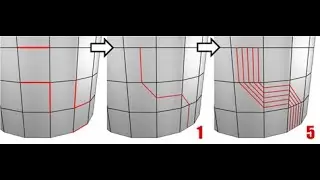 Connect edges in 3ds max | Modeling Editable poly