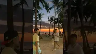 A night walk in Bora #shortvideo #walktour #boracay #footprints