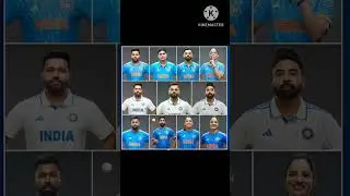 Team India new Jersey for ODI, Test & T20 #shorts