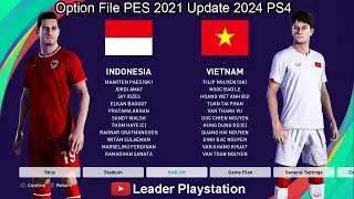 Option File PES 2021 Update 2024 V3 PS4