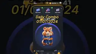 Hamster Kombat | Daily Combo | 01/07/2024 | #hamsterkombat #viraltoday #cripto #viralshorts