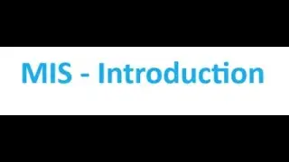 Information System - Introduction