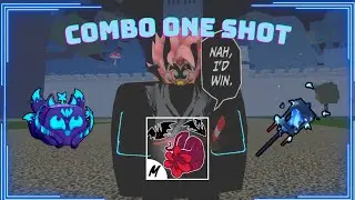 Blox Fruits - Combo One Shot | Kitsune, Sanguine Art e Fox Lamp 🔥✨