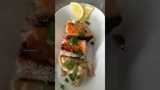 Salmon with coconut and onion sauce#salmon#