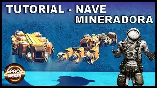 Como construir uma NAVE MINERADORA em Space Engineers - TUTORIAL