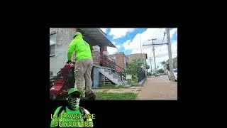 My wife had threatened me to get a better ramp, or she would #mowinggrass #lawncare #cuttinggrass