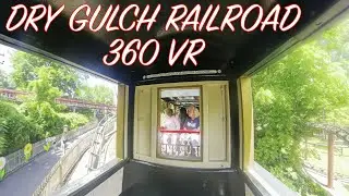 Hersheypark 360 - Dry Gulch Railroad [8K VR 360]