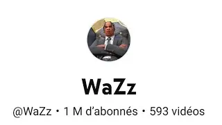 La réaction de Wazz quand il a passer le millions d'abonnés