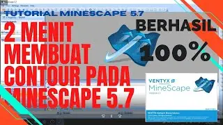 MINESCAPE | MINESCAPE 5.7 | CARA MEMBUAT COUNTUR PADA MINESCAPE 5 7 | TUTORIAL MINESCAPE