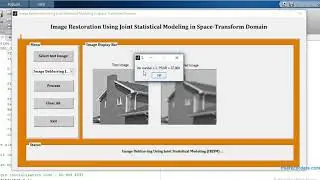 Image restoration using joint statistical modeling MATLAB project source code