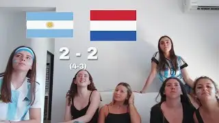 argentinas viendo (sufriendo) ARGENTINA VS PAÍSES BAJOS // mundial 2022