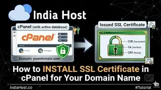 How to install free SSL certificate inside cPanel , IndiaHost, indiahost.co