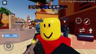 Roblox arsenal but the lag does lets my hits count