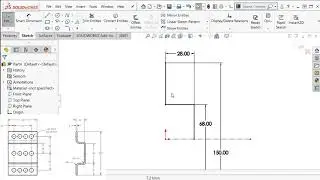 SolidWorks Thin Extrude Feature Example