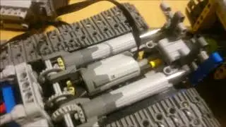 Lego Technic DT 30 Vityaz, how it's work.