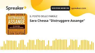 Sara Chessa "Distruggere Assange"