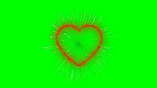 Green Screen Hearts Free Copyright