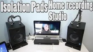Home Recording Studio Monitors Isolation Pads Adam Hall PAD ECO 2