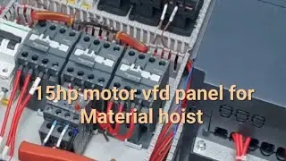 15 hp मोटर का VFD पैनल मटेरियल होस्ट के लिये  15hp motor vfd panel for Material hoist