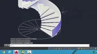 Lesson 96: How to Design Round Stairs in AutoCAD II By Online Lectures II