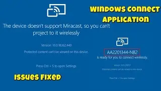 (SOLVED) Protected content cannot be viewed on this device & Windows Connect App Issues