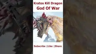 Kratos Kill Dragon || God Of War || #short #shorts #godofwar