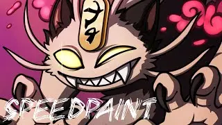 Gigantamax meowth - Pokemon Sword/Shield speedpaint