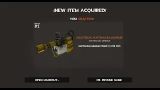 How to Craft an Australium Mini Gun in TF2