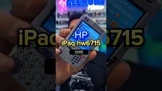 HP, Ipaq hw6715, 2005 #hp #ipaq #windows #retrotech #celulares #reseña #msn