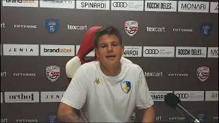 Pietro Balducci nel dopo partita di Carpi-Prato 3-2