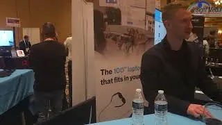 Sightful's 100-inch  Virtual Desktop Solution with Readable Text at CES 2024