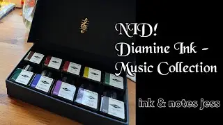 New Ink Day! Diamine Ink - Music Collection | ink & notes jess