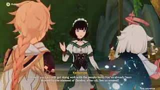 Genshin Impact 3.0 (Sumeru) Cutscene: Meeting Katheryne.....OUTSUDE THE GUILD COUNTER!?