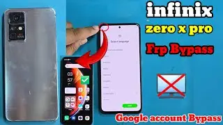 infinix zero x pro frp google account bypass android 12 new update 💯