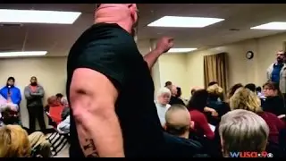 Town Hall Meeting Erupts: 